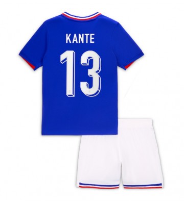 Francia Kante #13 Primera Equipación Niños Eurocopa 2024 Manga Corta (+ Pantalones cortos)